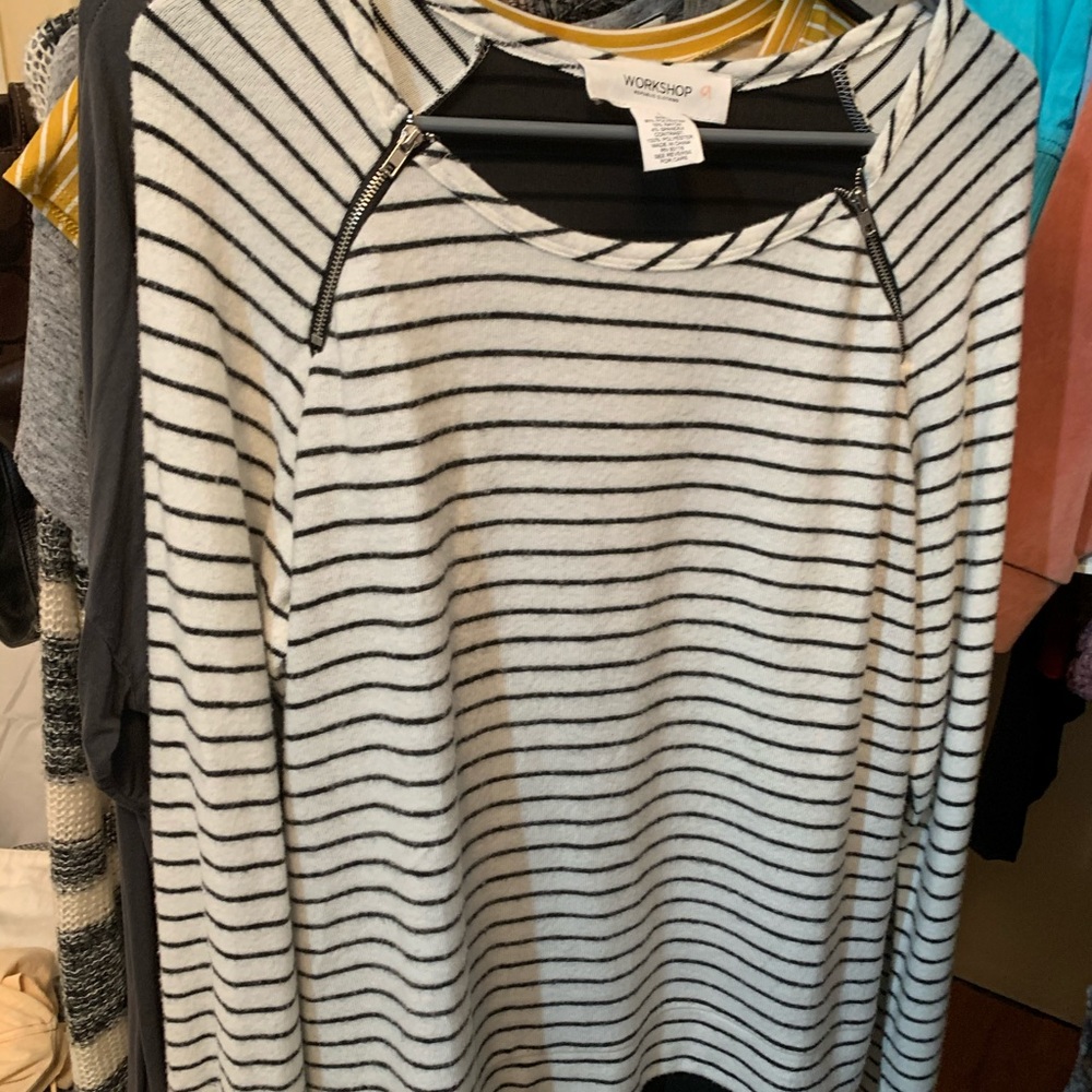 Stripe long sleeve - large